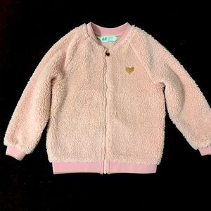 H&M Little girl Pink Jacket Size 4-6y